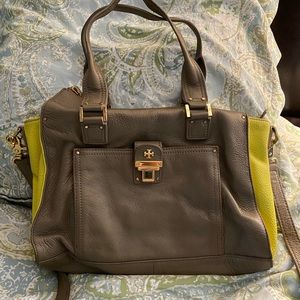 Leather Tory Burch tote